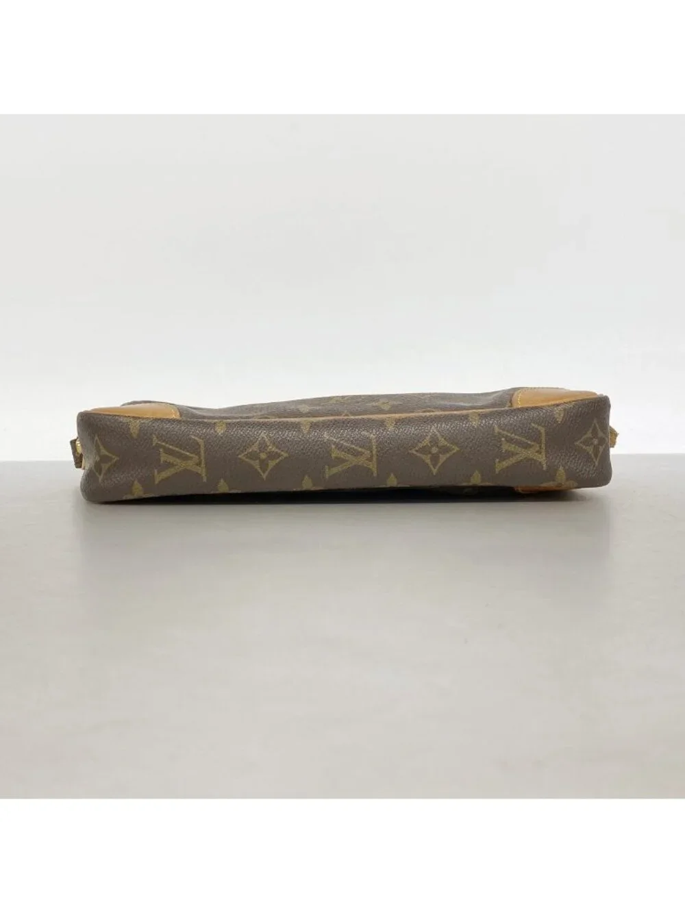 Louis Vuitton Clutch Monogram Marly Dragonne GM Brown